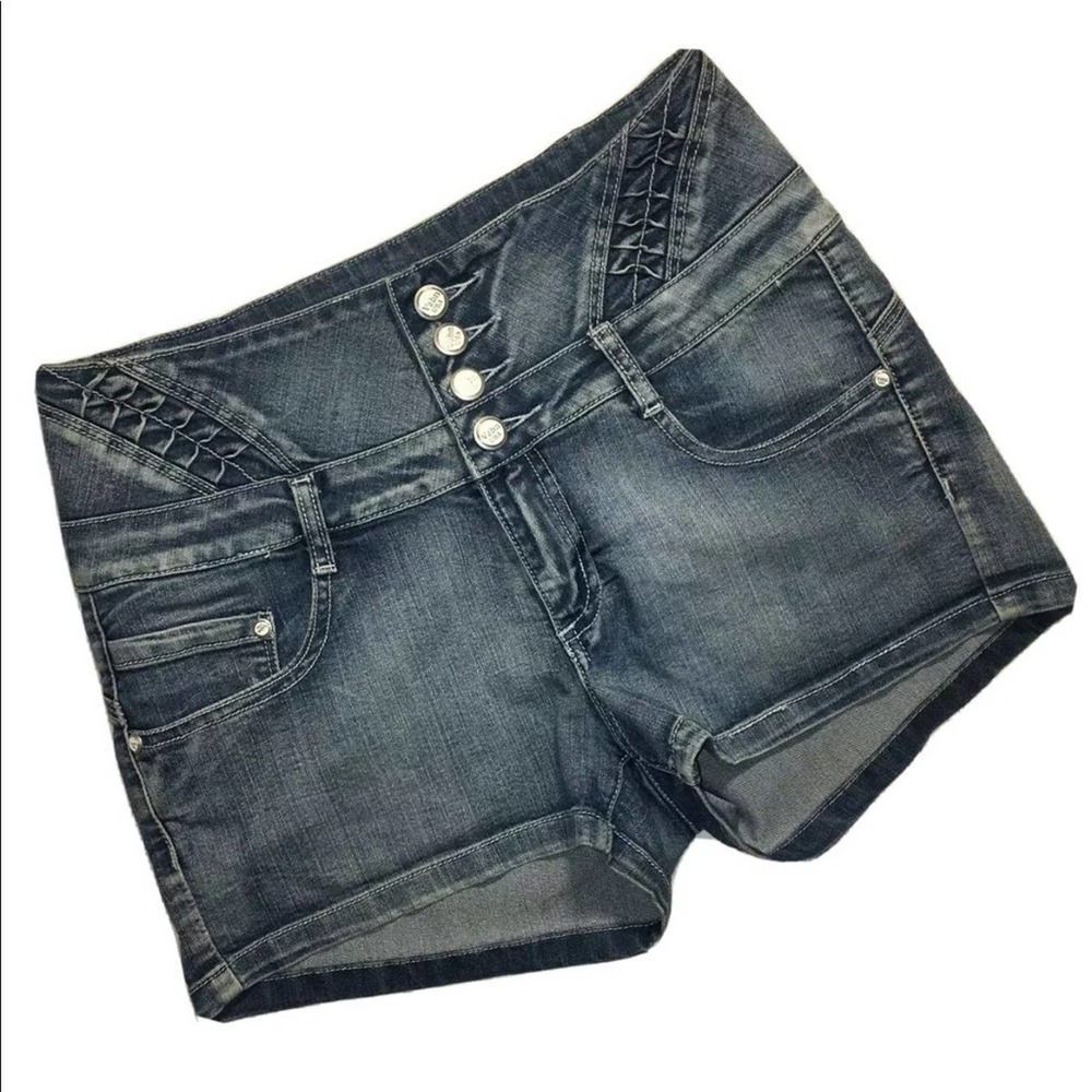 Vinizbena Jeans USA Highrise Stretch Denim Shorts